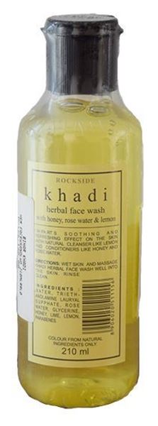 khadi rose water face wash