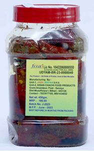 Picture of Red Chilli Pickle (लाल मिर्च अचार)-450Gm