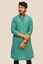 Picture of Blue Shaded Khadi cotton kurta