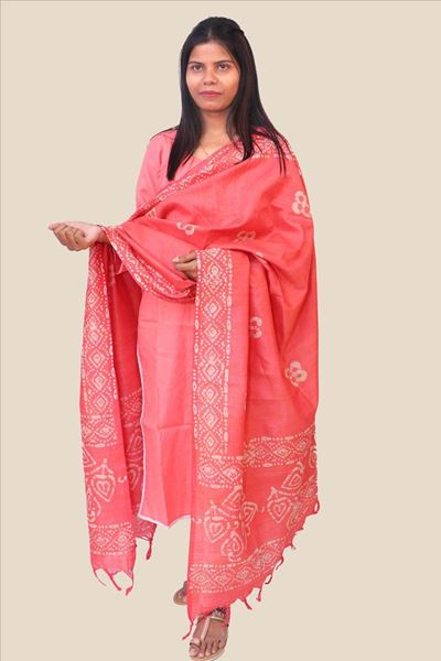 Picture of SILK WOMEN’S COTTON BATIK PRINT REGULAR DUPATTA