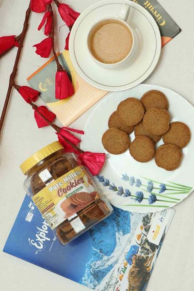 Picture of Honey and Almonds Pure Millets Crispy Cookies