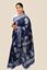 Picture of Blue Pure Silk Cotton Batik Saree