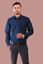 Picture of Navy Blue Color Pure Khadi Shirt