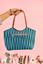 Picture of Ikat Print Ladies Hand Bags (Blue Color)