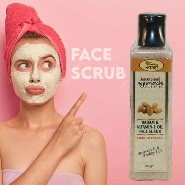 Picture of Bihar Khadi Badam & Vitamin-E Oil Face Scrub 200Gm
