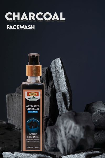 Picture of Bihar Khadi Activated Charcoal Face Wash 200ml