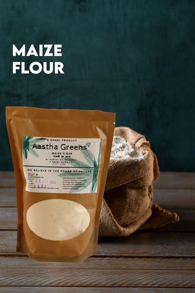 Picture of Maize Flour (मक्का का आटा) - 500Gm