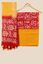 Picture of Unstitched Cotton Salwar Suit Piece Material in Yellow and Red Color