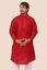 Picture of Bihar Khadi Maroon Cotton Kurta