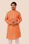 Picture of Bihar Khadi Orange Cotton Kurta
