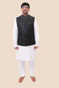 Picture of Black Nehru Bandi for Men