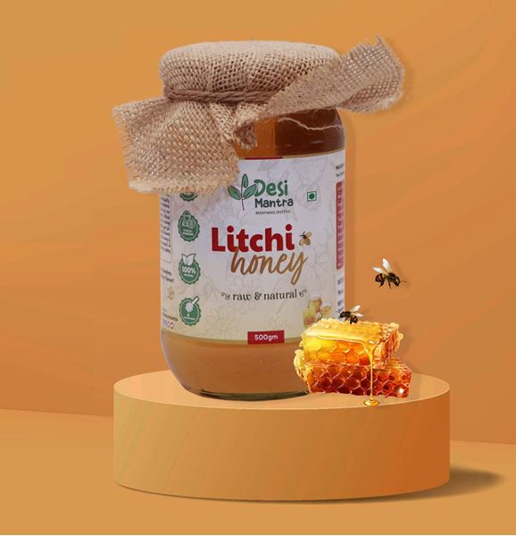 Picture of Desi Mantra Lichi Forest Honey - 500Gm