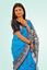 Picture of Bihar Khadi Warli Print Cotton Saree in Blue Color