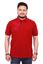 Picture of Bihar Khadi  Cotton Half Polo T-shirt In Red Color