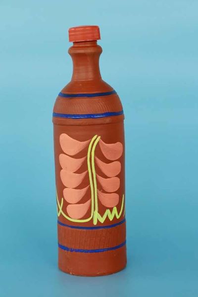 Picture of Bihar Khadi Handmade Clay Water Bottle - 1.5 Litre