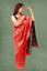 Picture of Bihar Khadi  Baluchari Silk Saree in Red Color