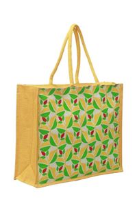 Picture of Bihar Khadi Jute Bag in Abstract Design
