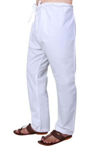Picture of Bihar Khadi Men's White Pajama