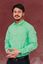 Picture of Textured Light Green Color Regular Fit Men’s Khadi Shirt