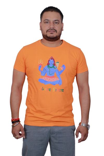 Picture of Bihar Khadi Sawan theme Shiv ji Printed T-shirt