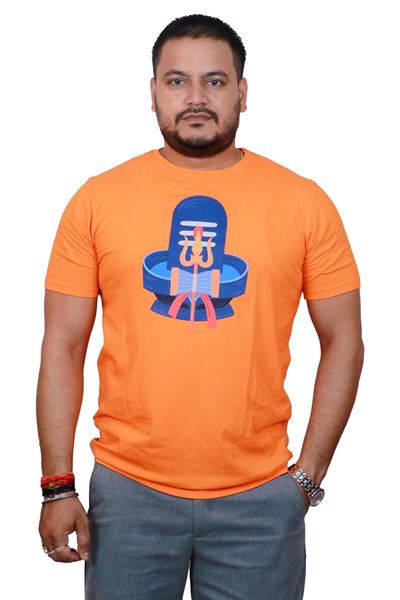 Picture of Bihar Khadi Sawan theme Shivling Printed T-shirt