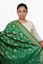 Picture of Bihar Khadi Raw Silk Dupatta in Dark Green Color