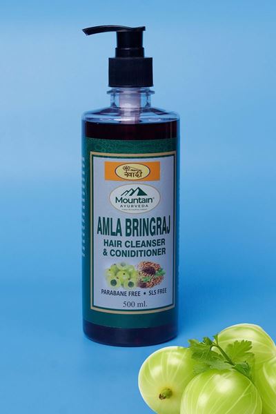Picture of Bihar Khadi Amla Bhringraj Hair Cleanser and Conditioner - 500ml