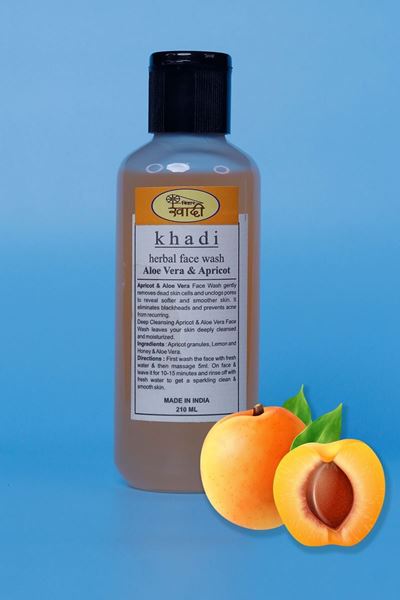 Picture of Bihar Khadi Herbal Face Wash with Aloe Vera and Apricot - 210ml