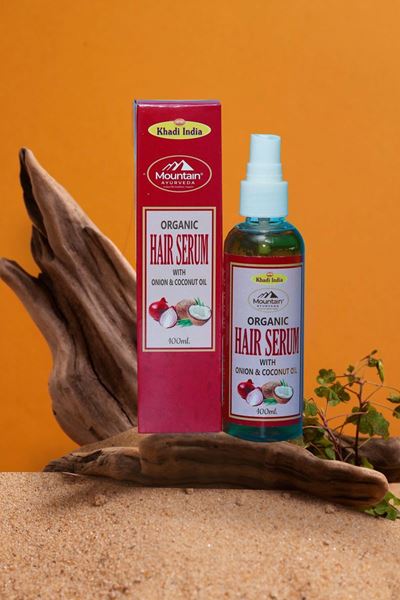 Picture of Bihar Khadi Organic Hair Serum with Onion and Coconut Oil -  100ML