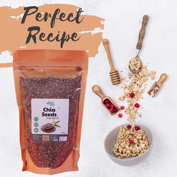 Picture of Desi Mantra Chia Seeds  - 250 GM