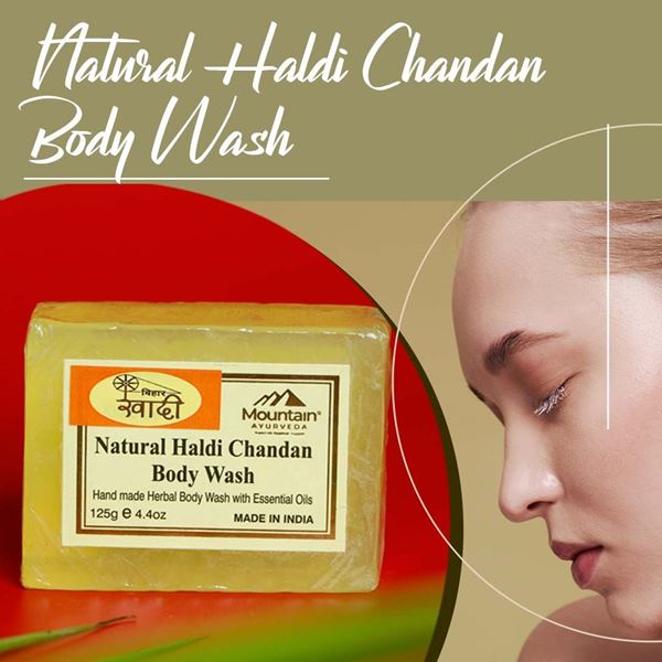 Picture of Bihar Khadi Haldi Chandan Soap Pack of 3