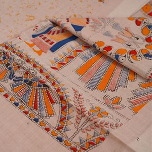 Picture of Madhubani Print Bhagalpuri Chadar