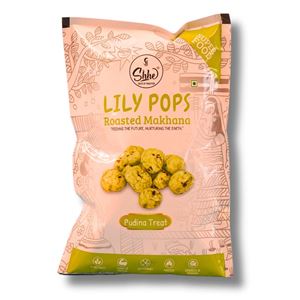 Picture of Lily Pops Roasted Makhana in Pudina flavour - 30Gm