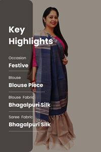 Picture of BHAGALPURI HANDWEAVED TUSSAR SILK