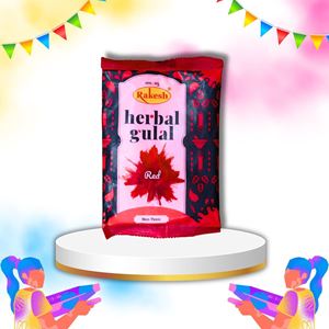 Picture of Rakesh Herbal Gulal (Red Colour) - 100 Gm