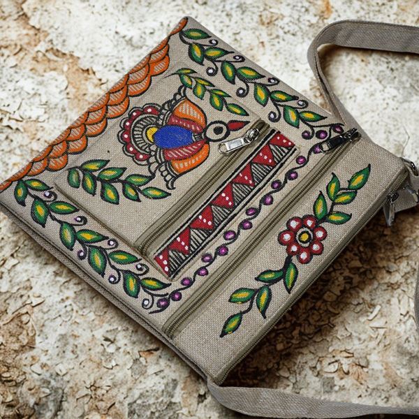 Picture of Bihar Khadi Ladies Jute Purse
