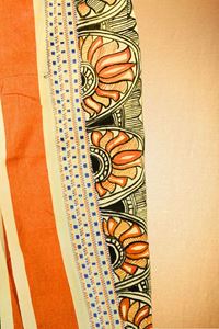Picture of Handcrafted Bihar Khadi Angwastram with Madhubani Painting – Pure Cotton, Traditional Ethnic Wear
