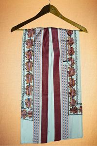 Picture of Handcrafted Bihar Khadi Angwastram with Madhubani Painting – Pure Cotton, Traditional Ethnic Wear