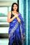 Picture of Blue Color Batik Cotton Khadi Saree