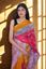 Picture of Pink Color Madhubani Painting Print Saree
