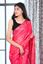 Picture of Red Batik Cotton Khadi Saree
