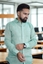 Picture of Men’s Mint Textured Bihar Khadi Cotton Shirt