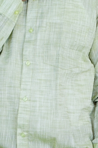 Picture of Men’s Green Textured Bihar Khadi Cotton Shirt