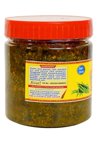 Picture of Green Chilli Pickle (हरी मिर्च अचार)- 500Gm