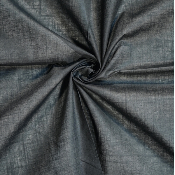 Picture of Cotton Shirting Fabric Khadi Black ; Width - 44 Inches Length: Half meter