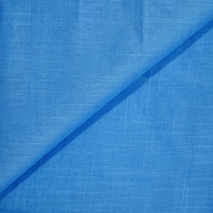 Picture of Slub Cotton Shirting Fabric Khadi Sky Blue ; Width - 44 Inches Length: 2.5 meter