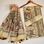 Picture of Unstitched Women’s 3-Piece Madhubani Digital Print Salwar Suit