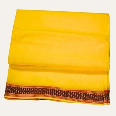 Picture of Khadi Cotton Dhoti with gamcha
