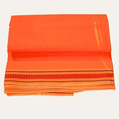 Picture of Khadi Cotton Dhoti with gamcha