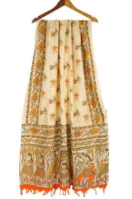 Picture of Madhubani Digital Print dupatta